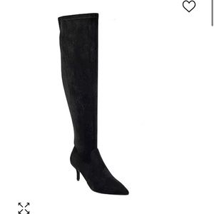 Thigh High Heeled Black Boots